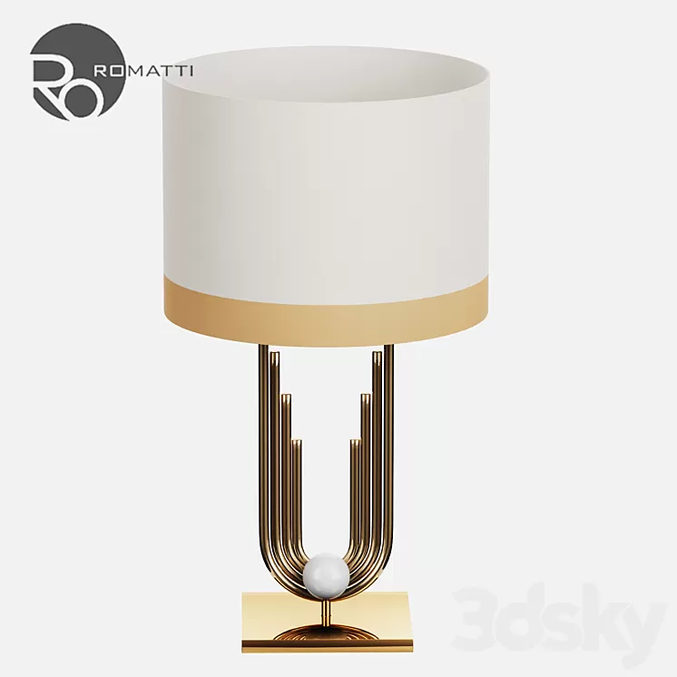 Table lamp Romatti Alemoor 3D Model Table lamp Romatti Alemoor 3D Model