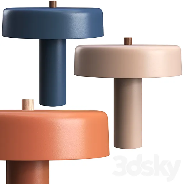 Table lamp romatti punk 3DModel Table lamp romatti punk 3DModel