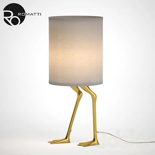 Table lamp Romatti Teifi 3D Model Table lamp Romatti Teifi 3D Model