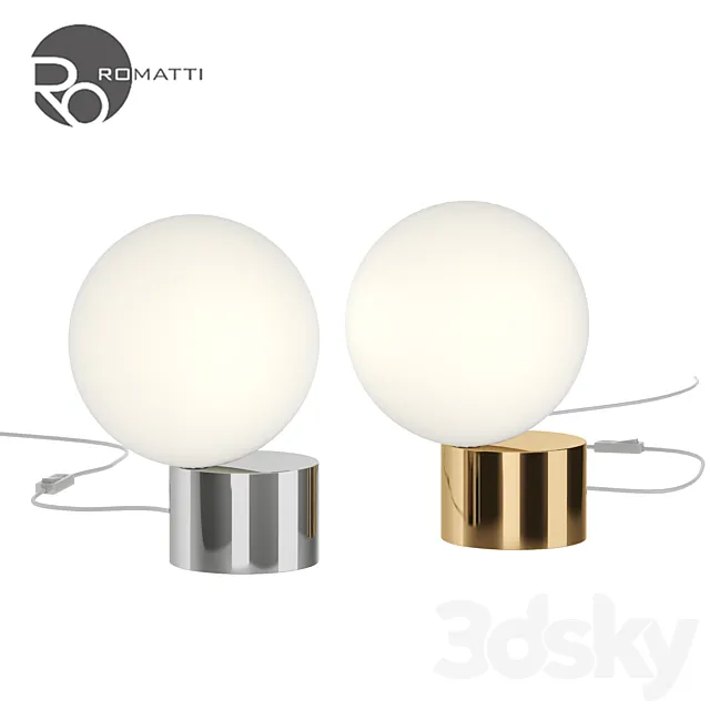 Table lamp Romatti Tip of the Tongue Michael Anastassiades 3DModel Table lamp Romatti Tip of the Tongue Michael Anastassiades 3DModel