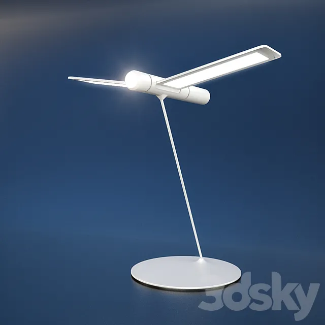 Table Lamp Seagull Table 3DModel