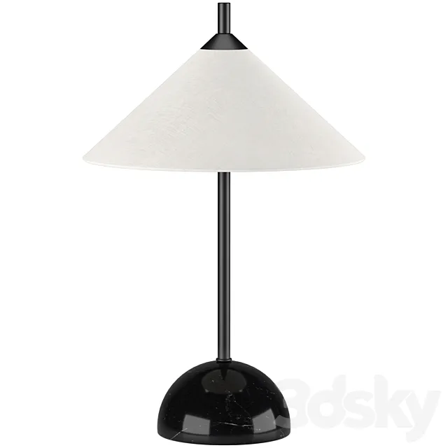 Table lamp Tischlampe Vica mit Marmorfuß 3D Model Table lamp Tischlampe Vica mit Marmorfuß 3D Model