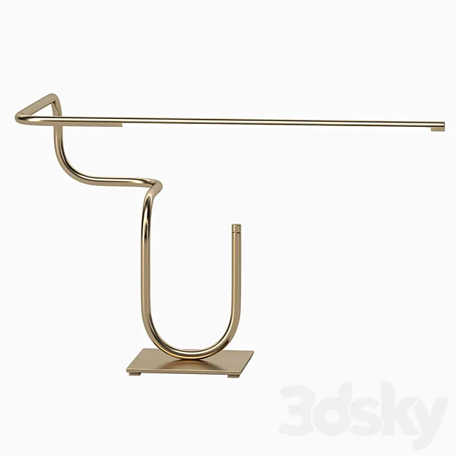 Table lamp Tube 3D Model