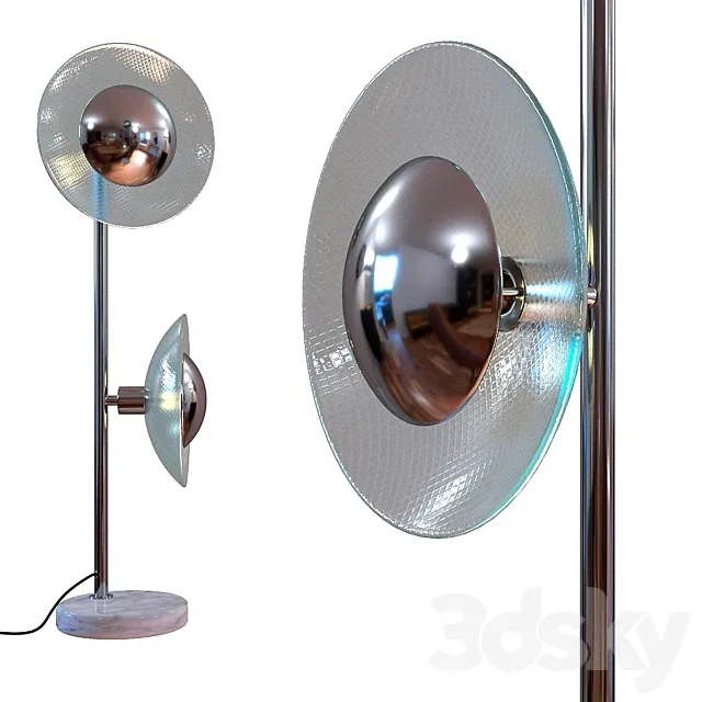 Table Lamp Ufo Due 3DModel Table Lamp Ufo Due 3DModel