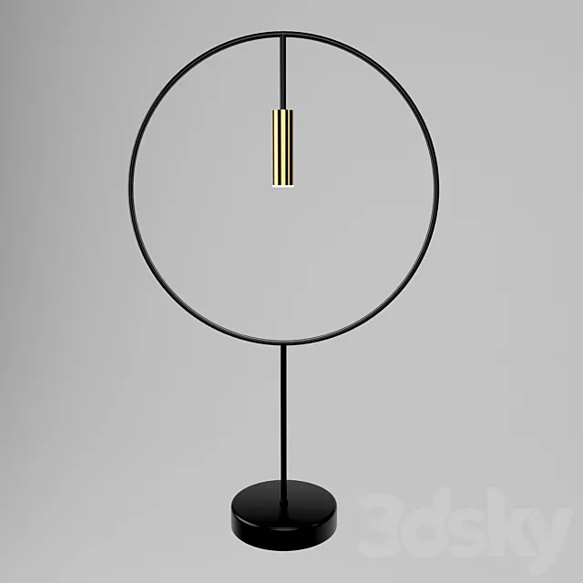 Table lamp with dimmer 3DModel Table lamp with dimmer 3DModel