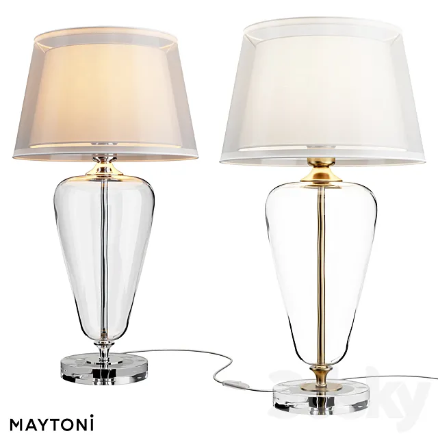 Table lamp Z005TL-01BS Z005TL-01CH 3D Model Table lamp Z005TL-01BS Z005TL-01CH 3D Model