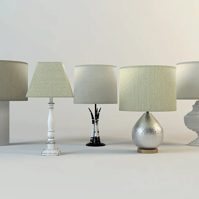 Table Lamps _ ZARA HOME 3DModel Table Lamps _ ZARA HOME 3DModel