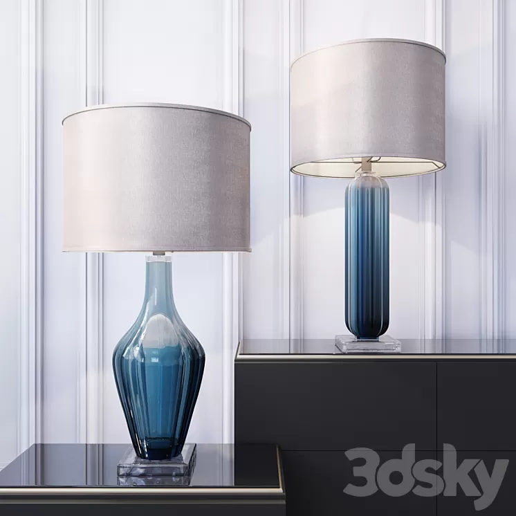 Table lamps UTTERMOST: 26191 26193 3D Model Table lamps UTTERMOST: 26191 26193 3D Model