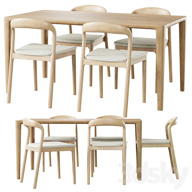 Table Lisbon Chair Canada 3D Model Table Lisbon Chair Canada 3D Model