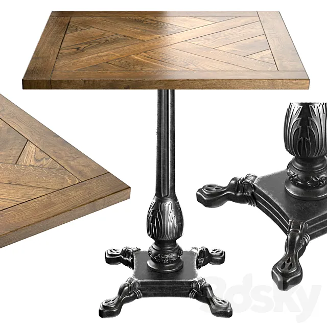 Table Manor House 3D Model Table Manor House 3D Model