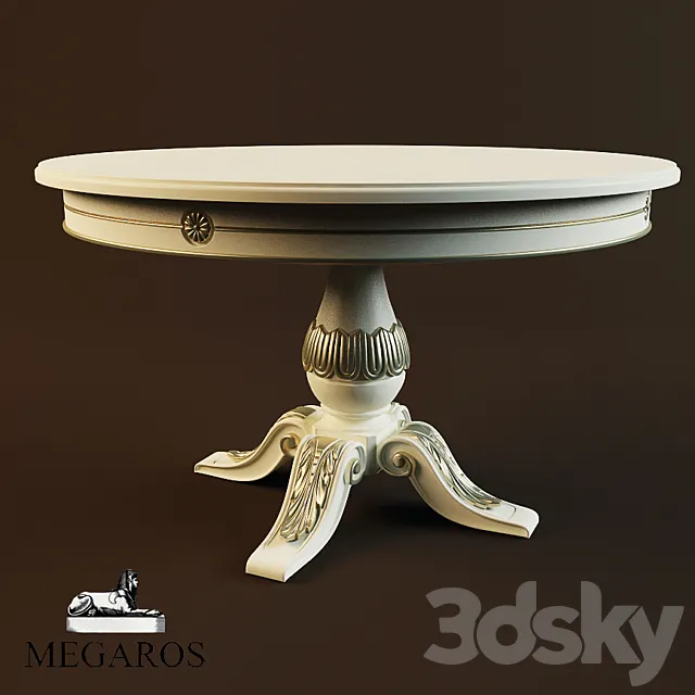 Table Megaros DUCA D’ESTE 3D Model
