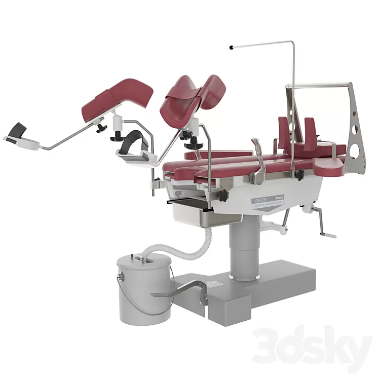 Table obstetric model CHS-E80 3D Model