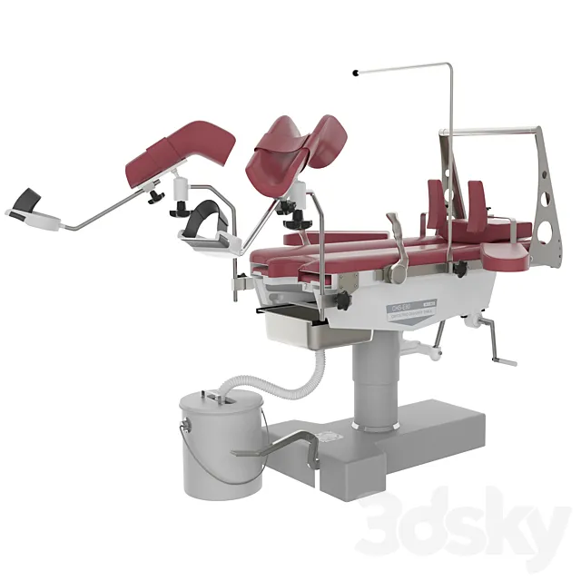 Table obstetric model CHS-E80 3DModel Table obstetric model CHS-E80 3DModel