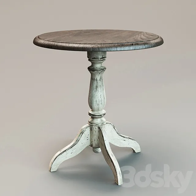 table pedestal table “Chateau” 3D Model table pedestal table “Chateau” 3D Model