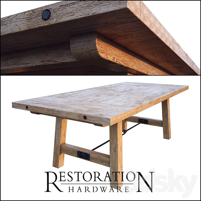 Table RH 3D Model Table RH 3D Model