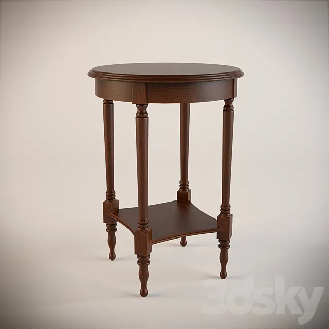 Table round 3D Model