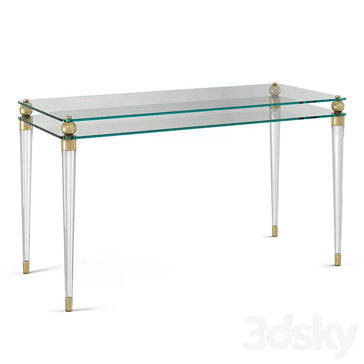 Table See Write Thru You Caracole 3D Model Table See Write Thru You Caracole 3D Model