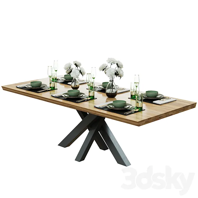 Table “Sense” 3D Model Table “Sense” 3D Model