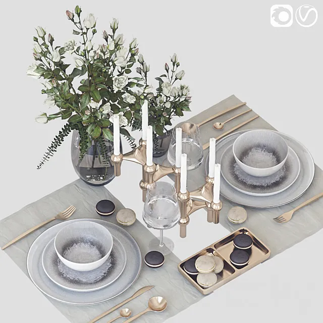 Table Servicing 48 3D Model