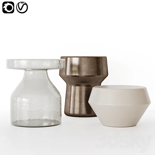 Table Set 01 3DModel Table Set 01 3DModel