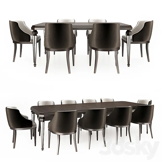 Table set 3DModel Table set 3DModel