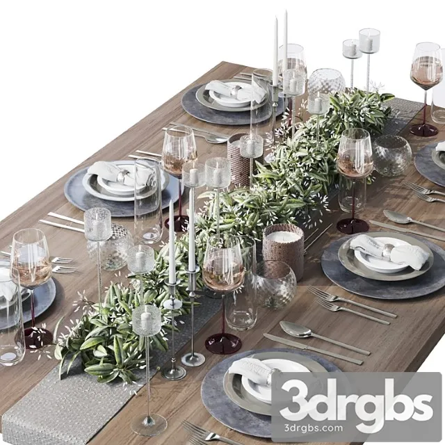 Table Setting 005 3D Model Download