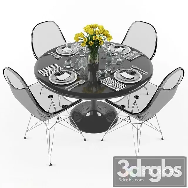 Table Setting 03 3D Model Download
