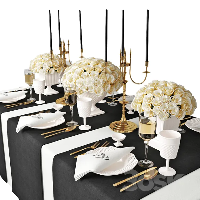 table setting 07 3D Model