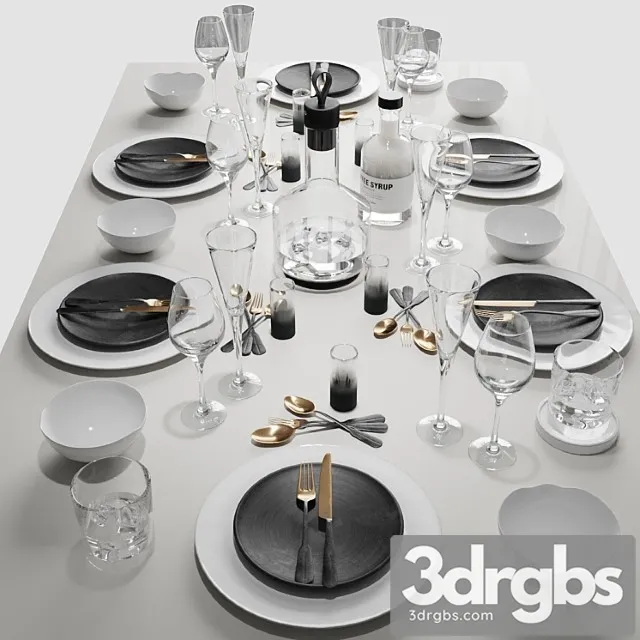 Table Setting 21 3D Model Download