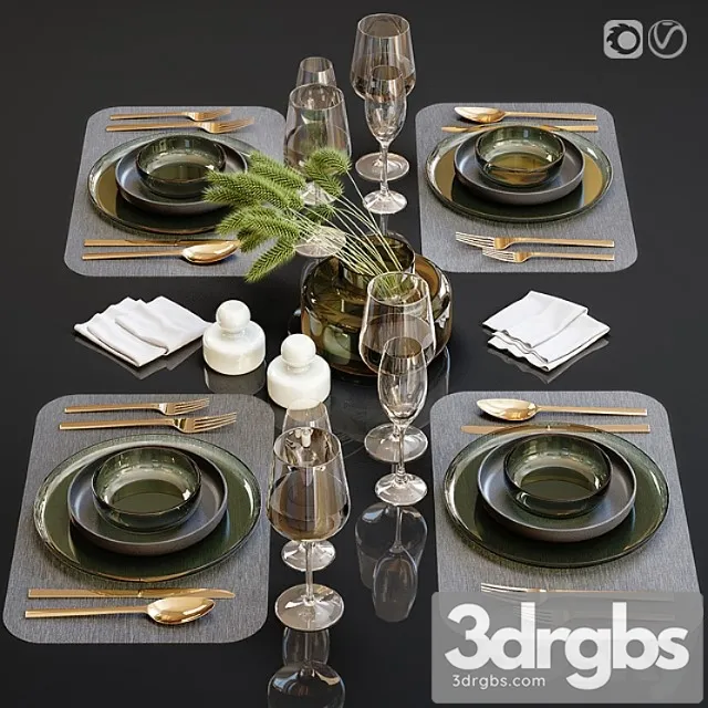 Table Setting 23 3D Model Download