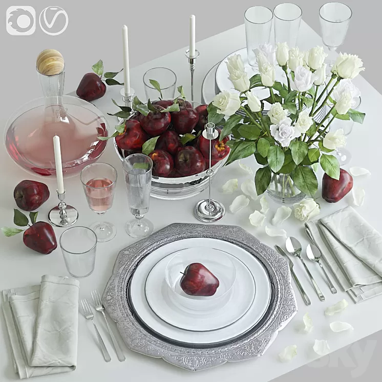 Table setting 31 3D Model