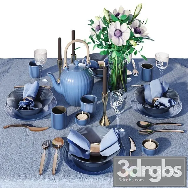 Table Setting 3D Model Download