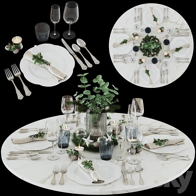 Table setting 3DModel