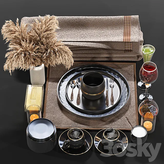 Table Setting 3DModel
