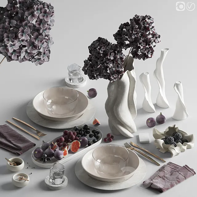 Table setting 86 3D Model