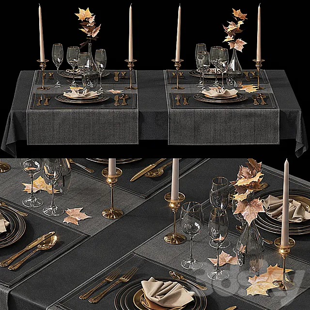 Table setting _ Table setting 2 3DModel