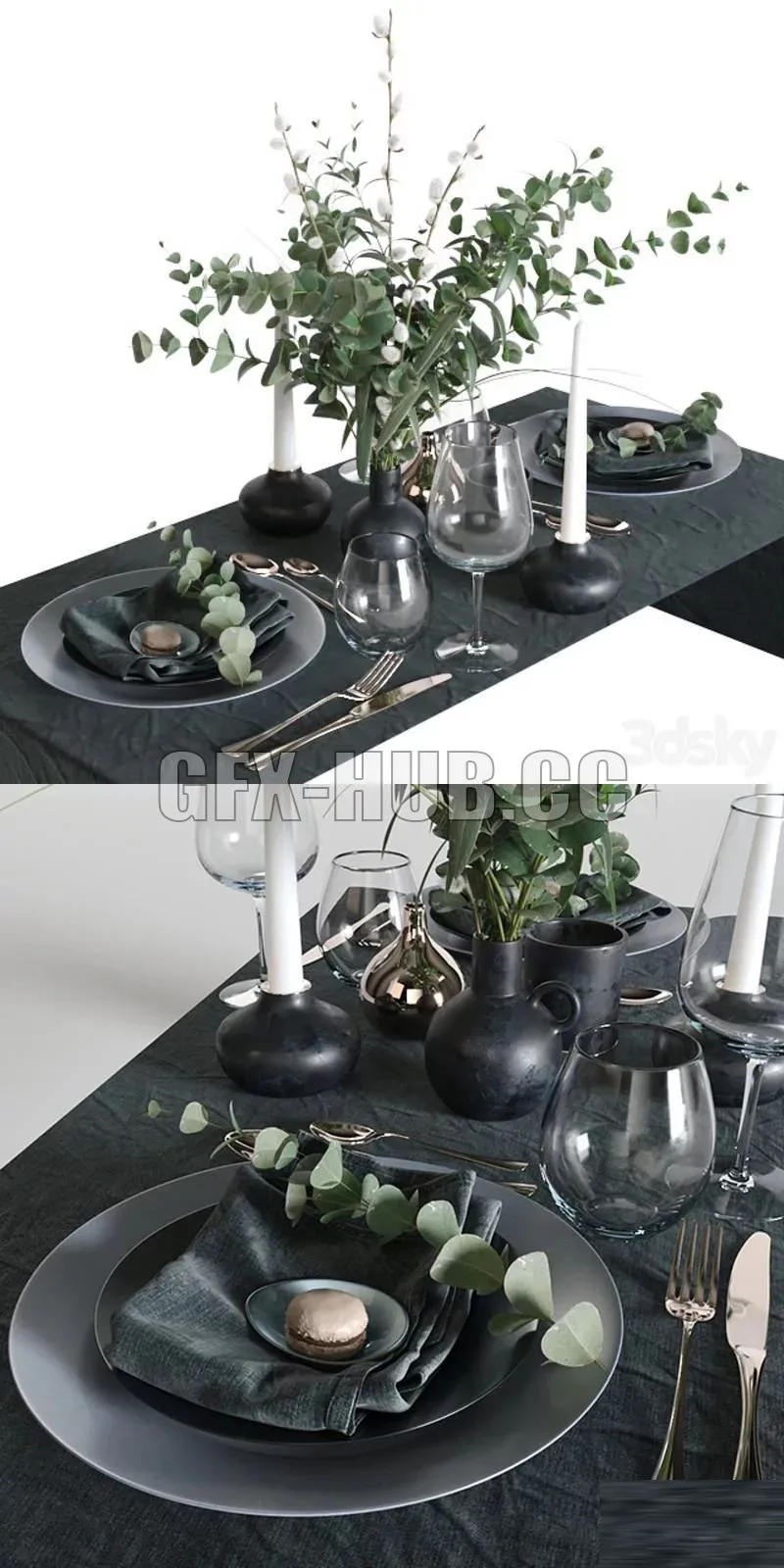 Table Setting D 1 3D Model