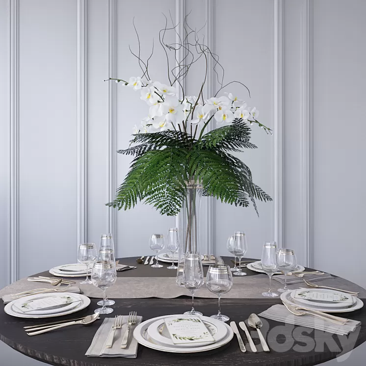 Table setting / Table setting 3D Model