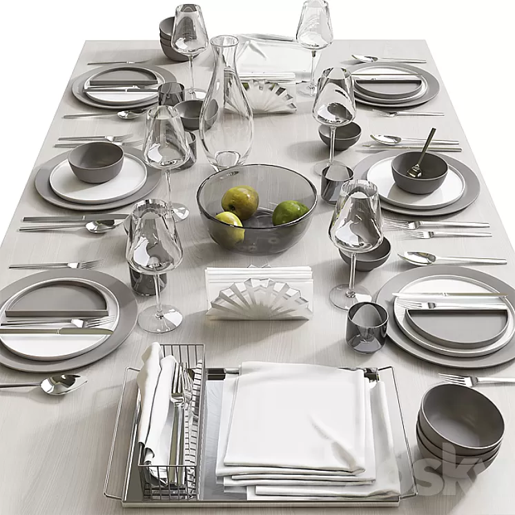 Table setting / Table setting 8 3D Model