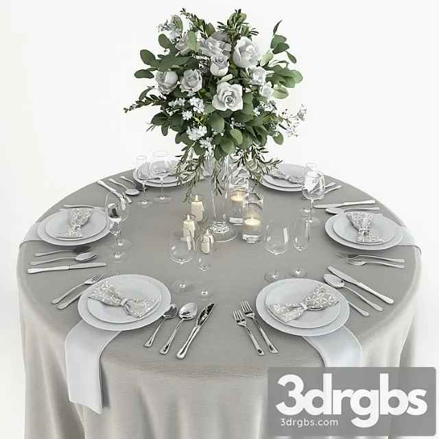 Table setting_1 3D Model Download Table setting_1 3D Model Download