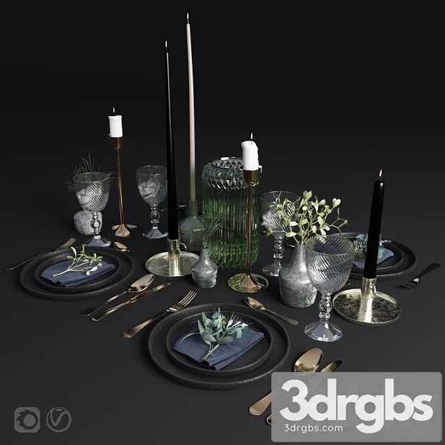 Table setting_3 3D Model Download Table setting_3 3D Model Download