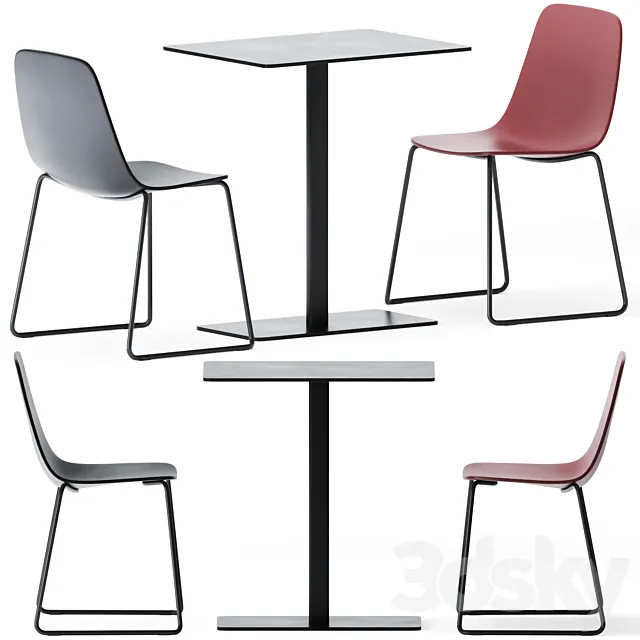 Table Sibi M by Ibebi 3D Model