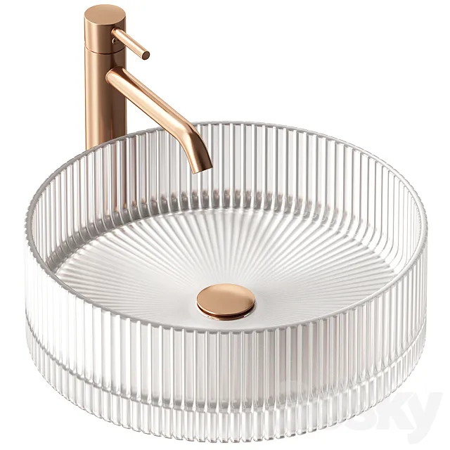 Table Sink REA INGRID TRANSPARENT 3D Model