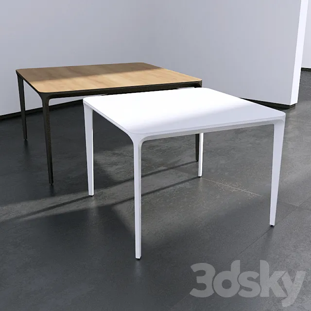 Table Slim square “Sovet” 3DModel