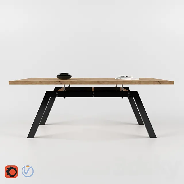 Table Spider 3D Model