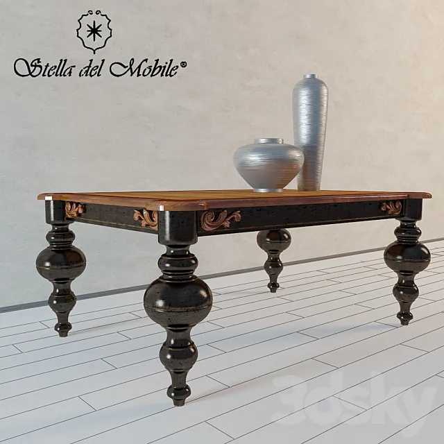 Table Stella del Mobile the collection Complementi 3D Model