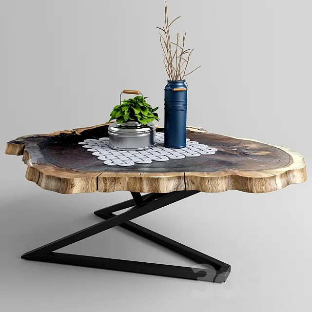 Table stump 3D Model
