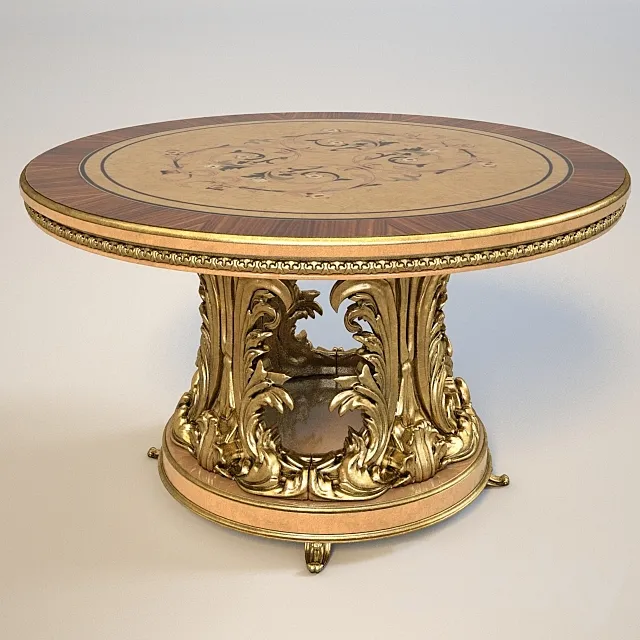 table versailles 3D Model table versailles 3D Model