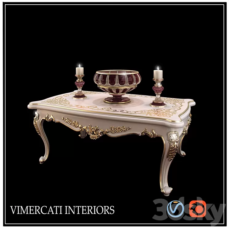 table VIMERCATI INTERIORS 3D Model table VIMERCATI INTERIORS 3D Model
