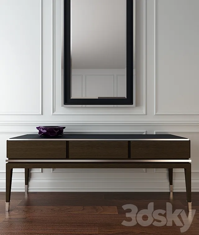 Table with mirror Los Angeles 3D Model